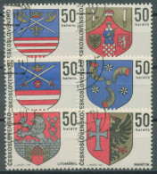 Tschechoslowakei 1969 Wappen Stadtwappen 1904/09 Gestempelt - Gebruikt