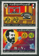 Libyen 1976 Das Telefon Alexander Graham Bell Telefone 513/14 A Postfrisch - Libye