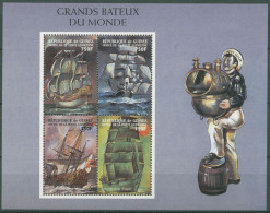 Guinea 1998 Segelschiffe Aus Aller Welt 2199/02 K Postfrisch (C62587) - Guinee (1958-...)