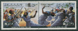 Libyen 1982 Schlacht Von Sokna 1039/40 ZD Postfrisch - Libië