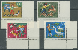 Bund 1972 Jugend: Tierschutz 711/14 Ecke 4 Unten Rechts Postfrisch (E276) - Unused Stamps