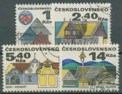 Tschechoslowakei 1971 Bauwerke 2010/13 Gestempelt - Used Stamps