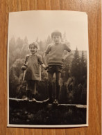 19587.  Fotografia D'epoca Bambini In Posa Aa '60 Italia - 11x7,5 - Personnes Anonymes