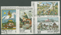 Tschechoslowakei 1970 Gemälde Von Josef Lada 1935/38 Gestempelt - Used Stamps