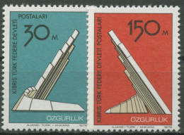 Türkisch-Zypern 1976 Freiheitsdenkmal 39/40 Postfrisch - Unused Stamps