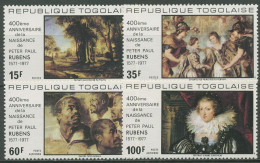 Togo 1977 400. Geburtstag Von Peter Paul Rubens Gemälde 1245/48 A Postfrisch - Togo (1960-...)