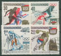 Tschechoslowakei 1971 Olympia München Sapporo Olymp.Komitee 2045/48 Gestempelt - Used Stamps