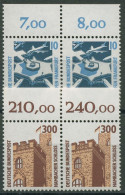 Bund 1988 Sehenswürdigkeiten SWK 1347/48 OR Waag. Paare Postfrisch - Unused Stamps