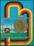 Äquatorialguinea 1972 Olympia H.Rosendahl Block 40 Gestempelt (C62589) - Equatorial Guinea