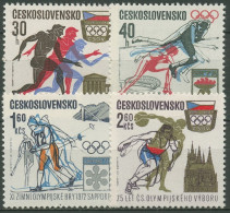 Tschechoslowakei 1971 Olympia München Sapporo Olymp.Komitee 2045/48 Postfrisch - Unused Stamps
