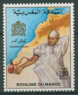 Marokko 1987 Blutspende 1122 Postfrisch - Morocco (1956-...)