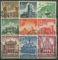 Deutsches Reich 1940 WHW Winterhilfswerk Bauwerke 751/59 Gestempelt - Used Stamps