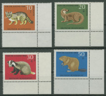 Bund 1968 Jugend: Bedrohte Tiere 549/52 Ecke 4 Unten Rechts Postfrisch (E836) - Unused Stamps