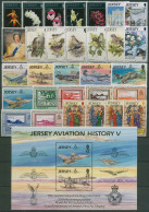 Jersey 1993 Kompletter Jahrgang (595/38, Block 7), Postfrisch (SG61600) - Jersey