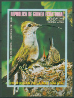 Äquatorialguinea 1974 Tiere Südamerikanische Vögel Block 148 Gestempelt (C62591) - Guinée Equatoriale