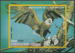 Äquatorialguinea 1976 Tiere Nordamerikani. Vögel Block 251 Gestempelt (C62593) - Äquatorial-Guinea