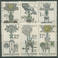 Tschechoslowakei 1970 Alte Haus-Embleme 1952/57 Gestempelt - Oblitérés