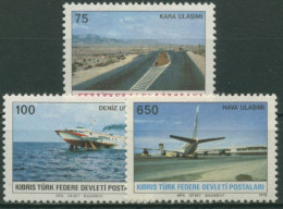 Türkisch-Zypern 1978 Transport Und Verkehr: Flugzeug Boot 57/59 Postfrisch - Ungebraucht
