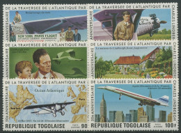 Togo 1977 50 Jahre Transatlantikflug Von Charles Lindbergh 1227/32 A Postfrisch - Togo (1960-...)