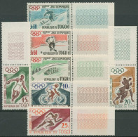 Togo 1960 Olympische Spiele Squaw Valley Und Rom 276/82 Rand Postfrisch - Togo (1960-...)