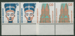 Bund 1988 Sehenswürdigkeiten SWK Waagerechte Paare 1374/75 UR Postfrisch - Unused Stamps