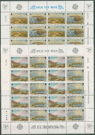 Isle Of Man 1986 Europa CEPT Naturschutz 307/10 ZD-Bogen Postfrisch (SG61587) - Isola Di Man