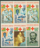 Togo 1966 7 Jahre Togolesisches Rotes Kreuz 507/12 Postfrisch - Togo (1960-...)