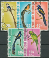 Togo 1972 Vögel Paradieswitwe Alexandersittich 935/39 A Gestempelt - Togo (1960-...)