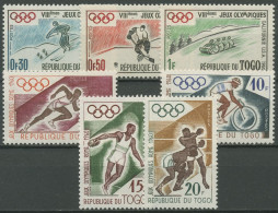 Togo 1960 Olympische Spiele Squaw Valley Und Rom 276/82 Postfrisch - Togo (1960-...)