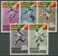 Togo 1965 Sportspiele In Brazzaville Handball Laufen 467/71 A Gestempelt - Togo (1960-...)
