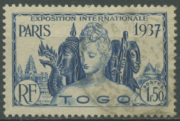 Togo 1937 Weltausstellung In Paris Allegorie 112 Gestempelt - Gebraucht