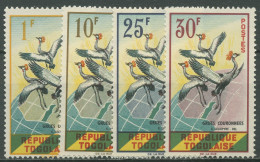 Togo 1961 Vögel Kronenkranich 304/07 Postfrisch - Togo (1960-...)