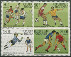 Togo 1986 Fußball-WM In Mexiko 1957/60 Postfrisch - Togo (1960-...)