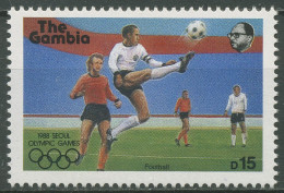 Gambia 1987 Olympische Sommerspiele '88 Seoul 710 Postfrisch - Gambia (1965-...)