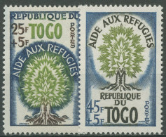 Togo 1960 Weltflüchtlingsjahr Bäume 283/84 Postfrisch - Togo (1960-...)