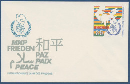DDR 1986 Internationales Jahr Des Friedens UNO Umschlag U 5 Ungebraucht (X41060) - Briefomslagen - Ongebruikt
