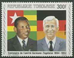 Togo 1984 Präsidenten Eyadema Und V. Weizsäcker 1711 Postfrisch - Togo (1960-...)