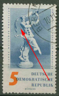 DDR 1960 Meißener Porzellan Mit Plattenfehler 774 F 12 Gestempelt - Variétés Et Curiosités