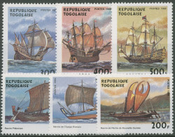 Togo 1999 Segelschiffe Karavelle Dampfsegler 2948/53 Postfrisch - Togo (1960-...)
