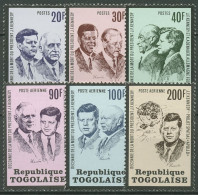 Togo 1973 10. Todestag Von John F. Kennedy 1003/08 A Postfrisch - Togo (1960-...)