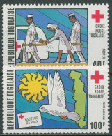 Togo 1973 Rotes Kreuz Krankentransport 988/89 A Postfrisch - Togo (1960-...)