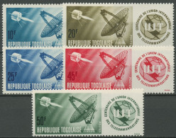 Togo 1965 100 Jahre Internationale Fernmeldeunion ITU 457/61 A Postfrisch - Togo (1960-...)