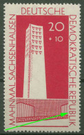 DDR 1960 Gedenkstätte Sachsenhausen Mit Plattenfehler 783 F 8 Postfrisch - Plaatfouten En Curiosa