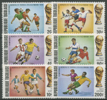 Togo 1974 Fußball-WM In Deutschland 1017/22 A Postfrisch - Togo (1960-...)