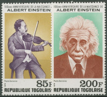 Togo 1979 100. Geburtstag Von Albert Einstein 1357 U. 1359 I A Postfrisch - Togo (1960-...)