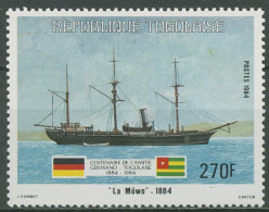 Togo 1984 Dampfschiff Möwe 1709 Postfrisch - Togo (1960-...)