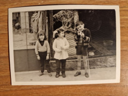 19588.  Fotografia D'epoca Bambini In Posa Allo Zoo 1967 Italia - 10,5x7,5 - Personnes Anonymes