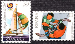 España Spain 1988  Hockey  Vela  Edi 2957/58 Nuevo New MNH ** - Unused Stamps