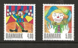 Denmark 2002  Europe: Circus  Mi 1310-1311 MNH(**) - Neufs