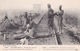 Oorlog  1914 Diksmuide - Nieuwpoort  Senegalais Gardant - De Panne